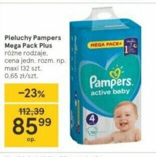 promocja pampers 4