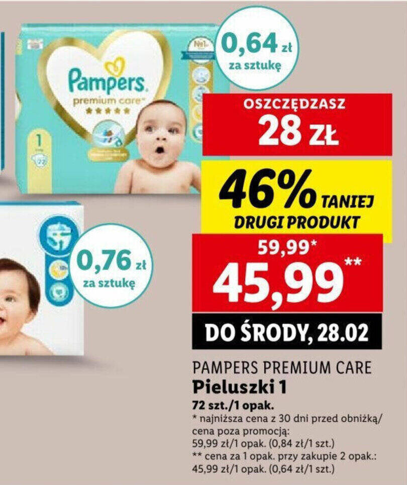 chusteczki nawilzane pampers cena