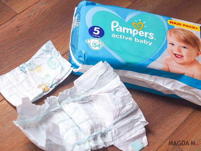 pieluchy pampers w pudelku