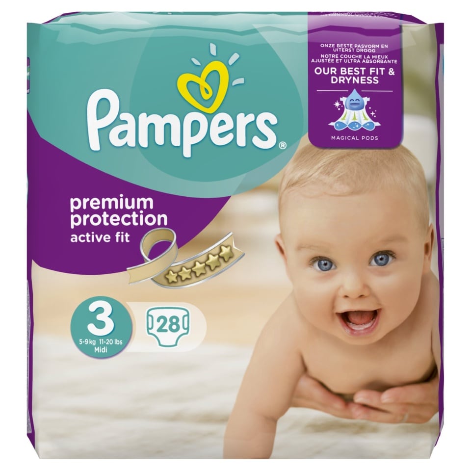 paczka pieluch pampers care