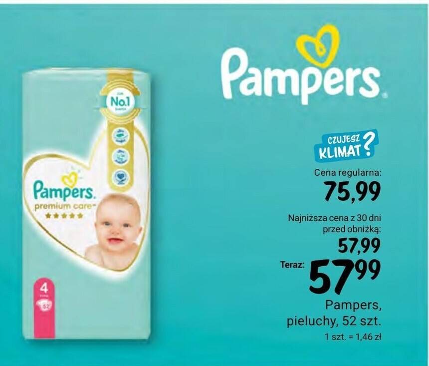 pampers premium care 3 pants cena