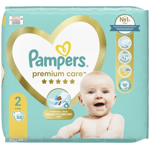 pampers premium care rozmiar 2 mini 3-6kg 80 sztuk