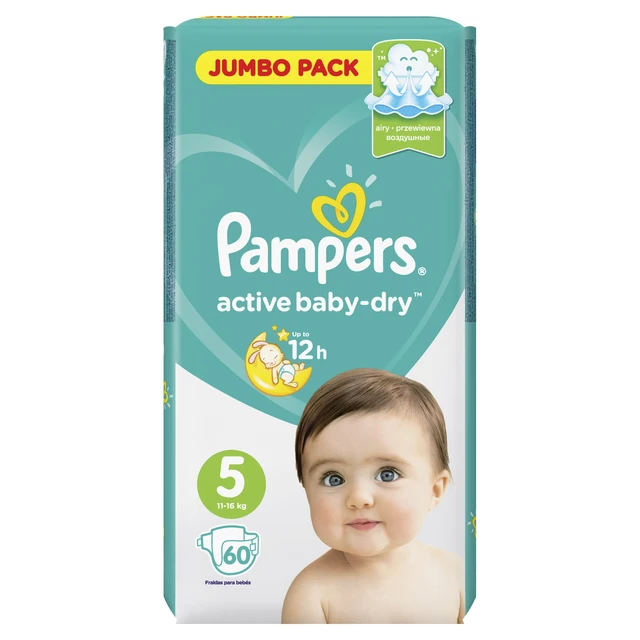 pieluchy pampers 3 active baby dry