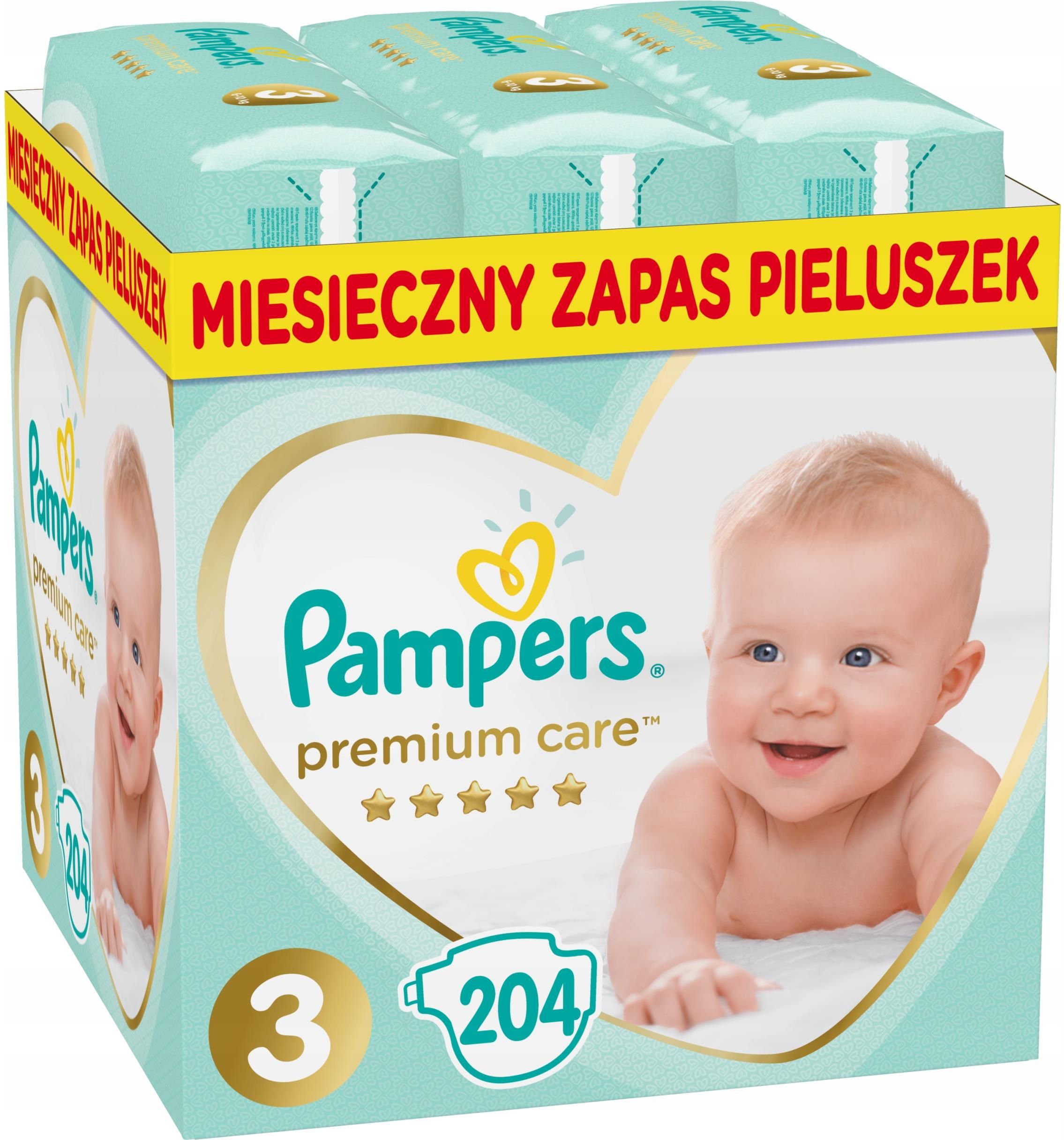 pieluchy pampers do wieku