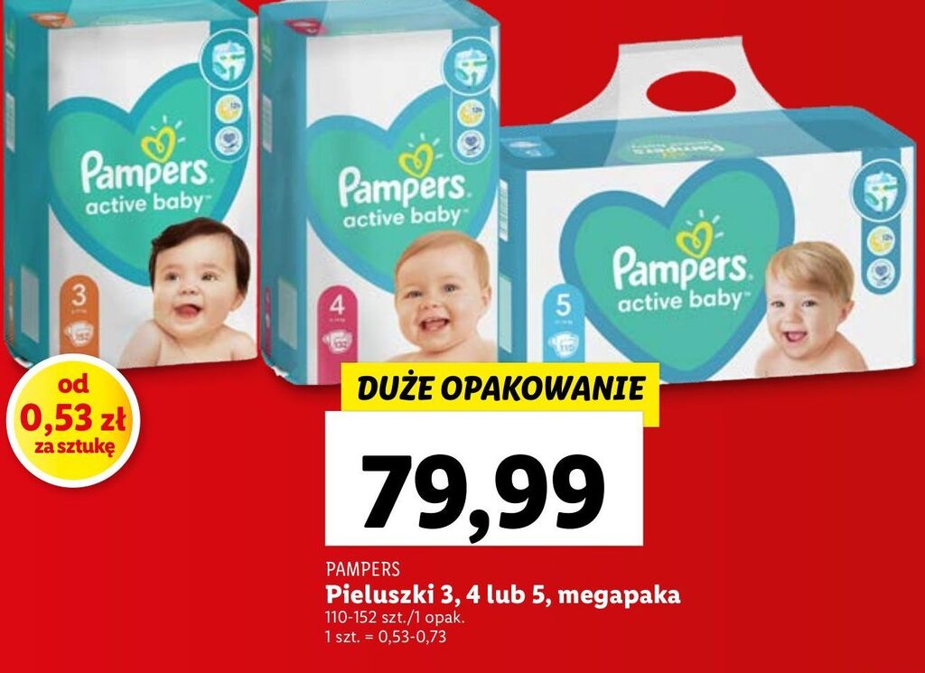 pieluchomajtki pampers pants box