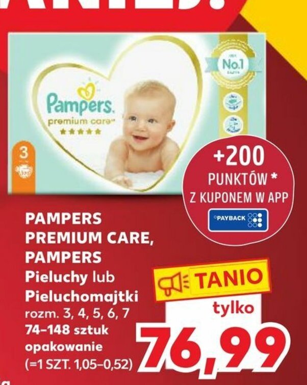 pampers active dry 1 43 szt