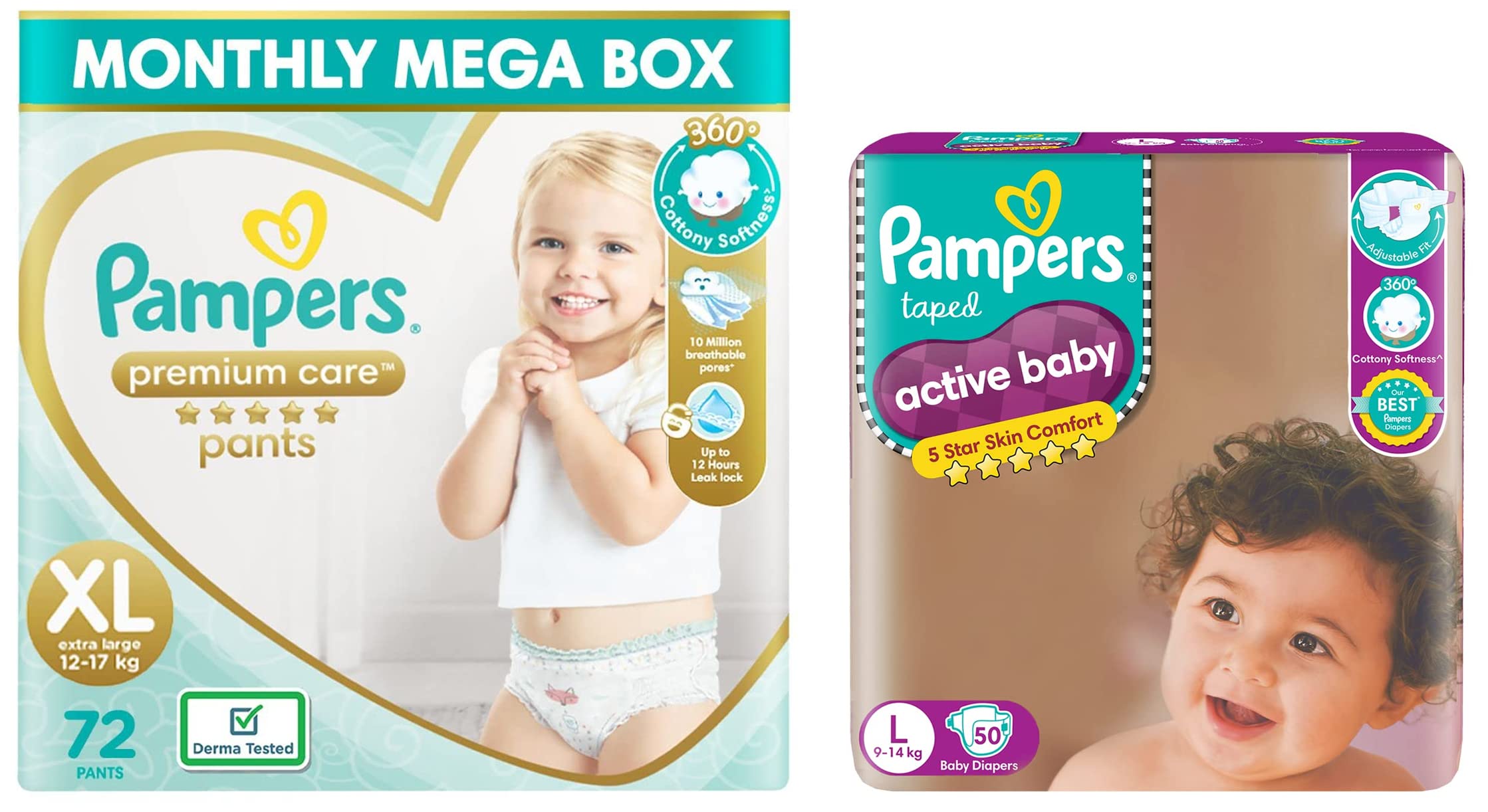 pampers pants extra large