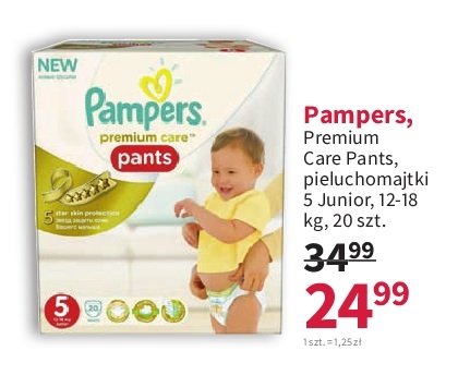 pieluchy pampers 1 promocja