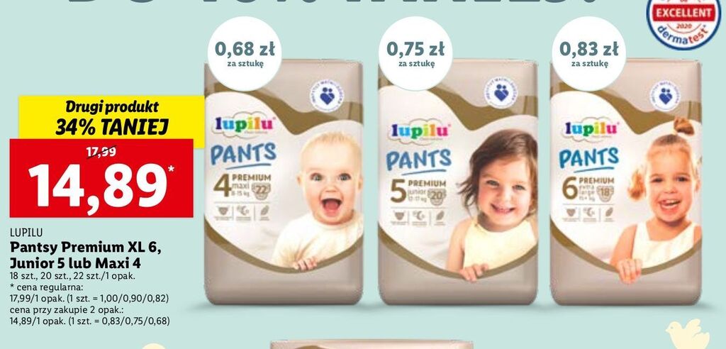 pampers active baby 6 56 cena