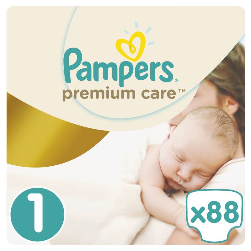 pampers premium care 1 168sztuk