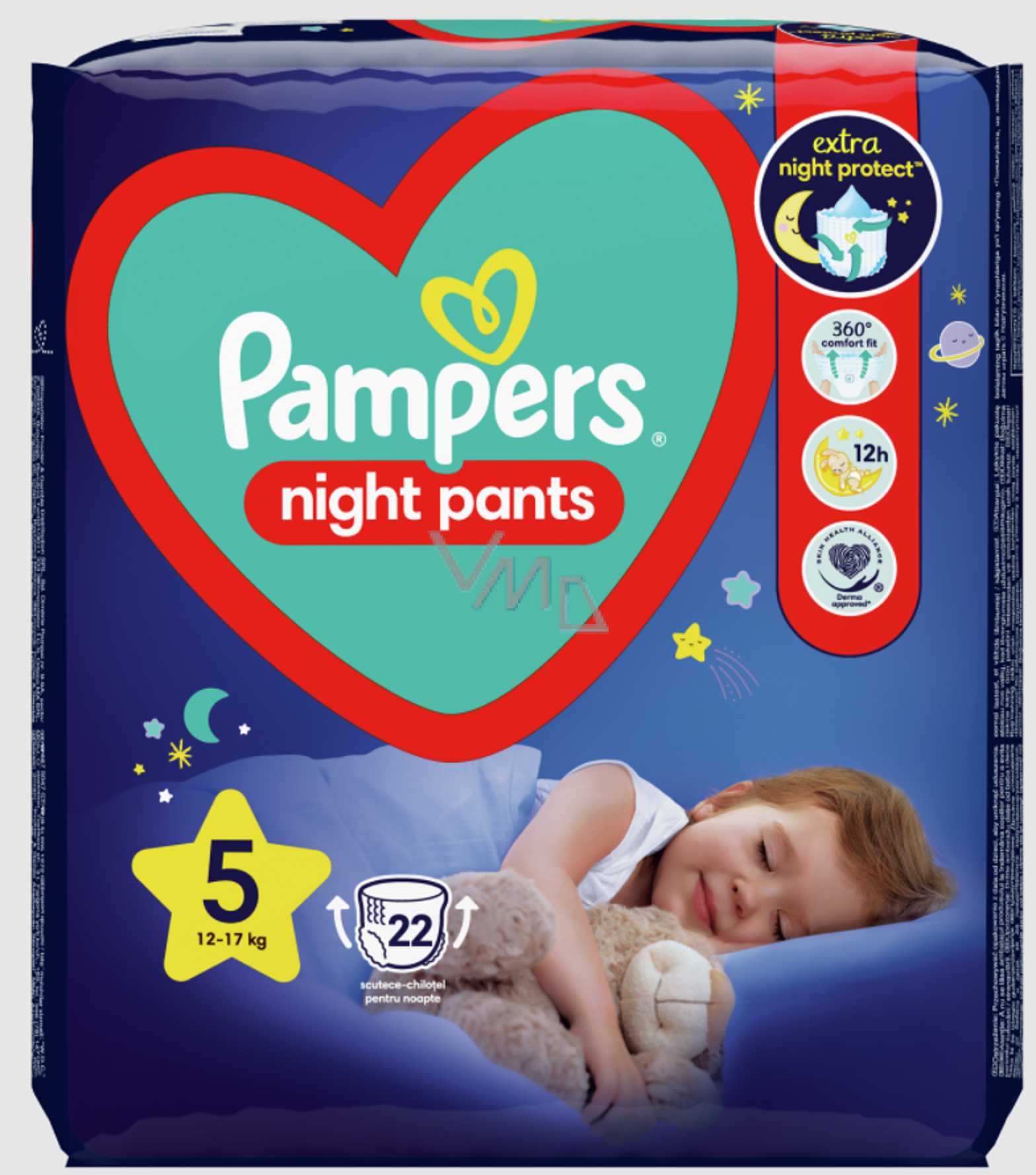 pampers pudło