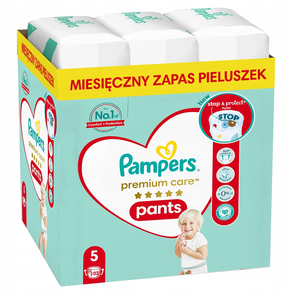 pampers a pampers premium sklad