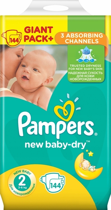 pampers new baby dry 2 68 szt