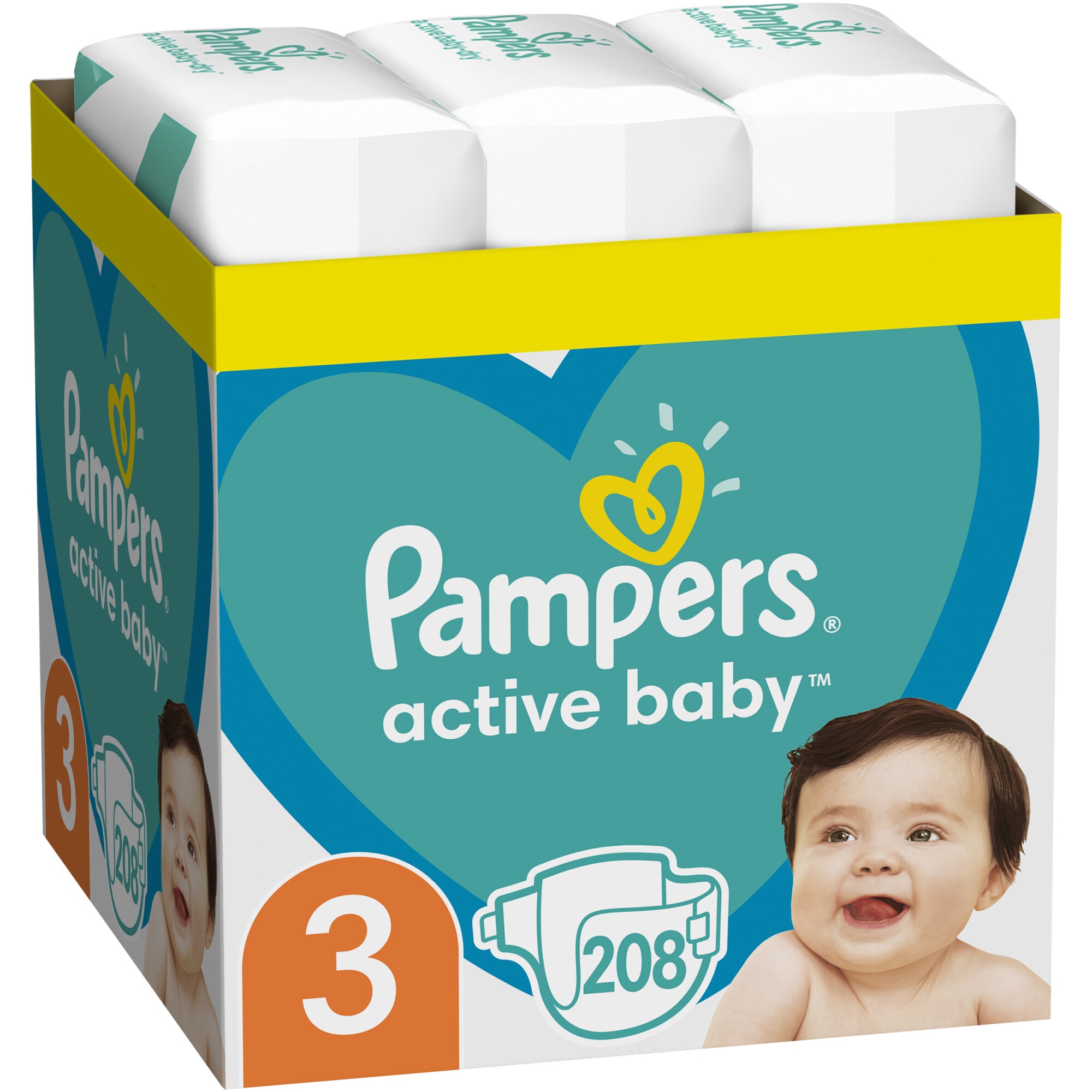 pampers active baby 3 208