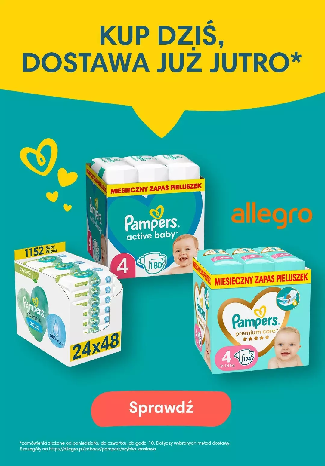 pieluchy pampers active baby