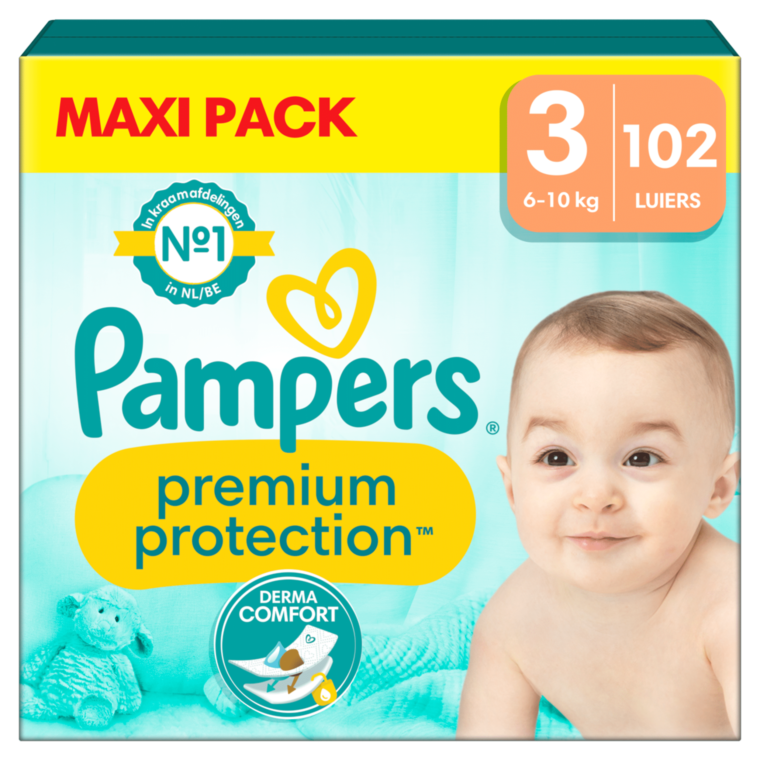 pampers 4 196 szt