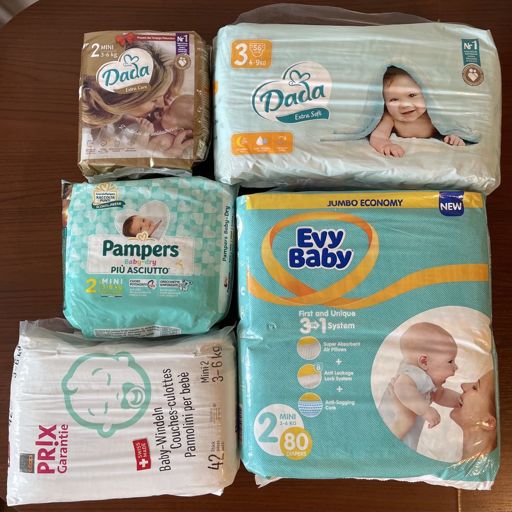 test pampersów pampers i dada