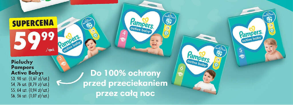 pampers dla dzieci 1500gram