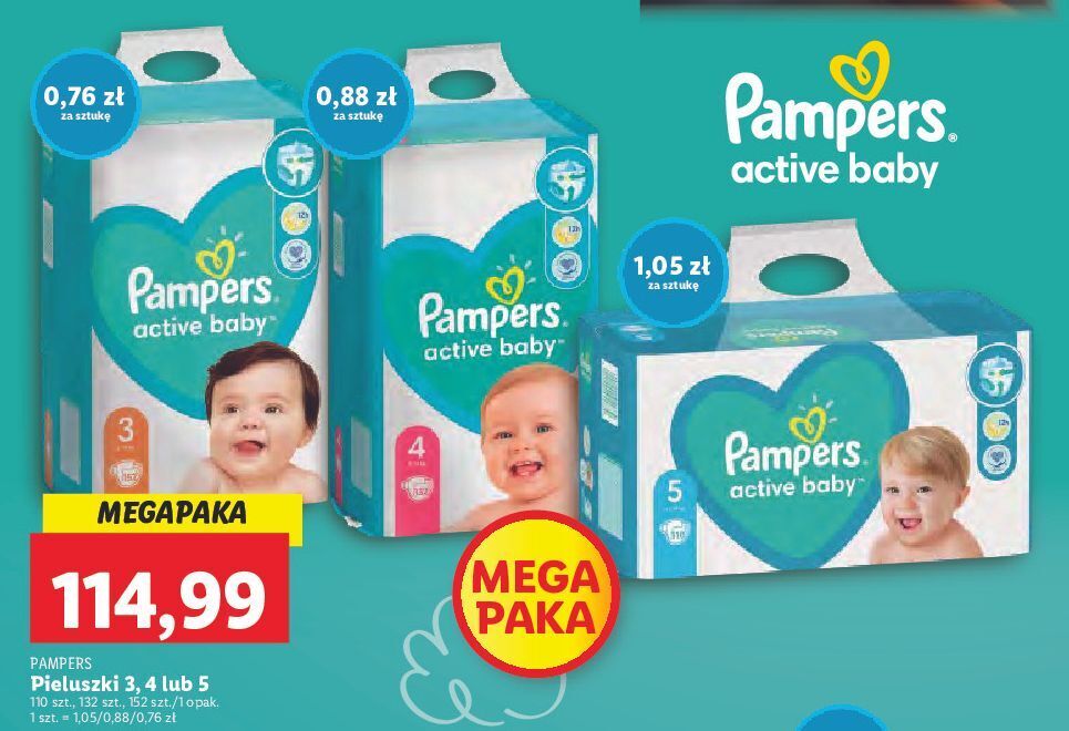 pieluchy pampers które na początek