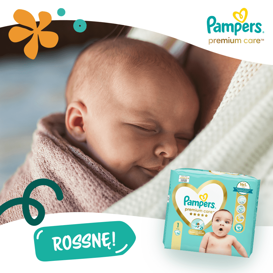 pampers teal colour