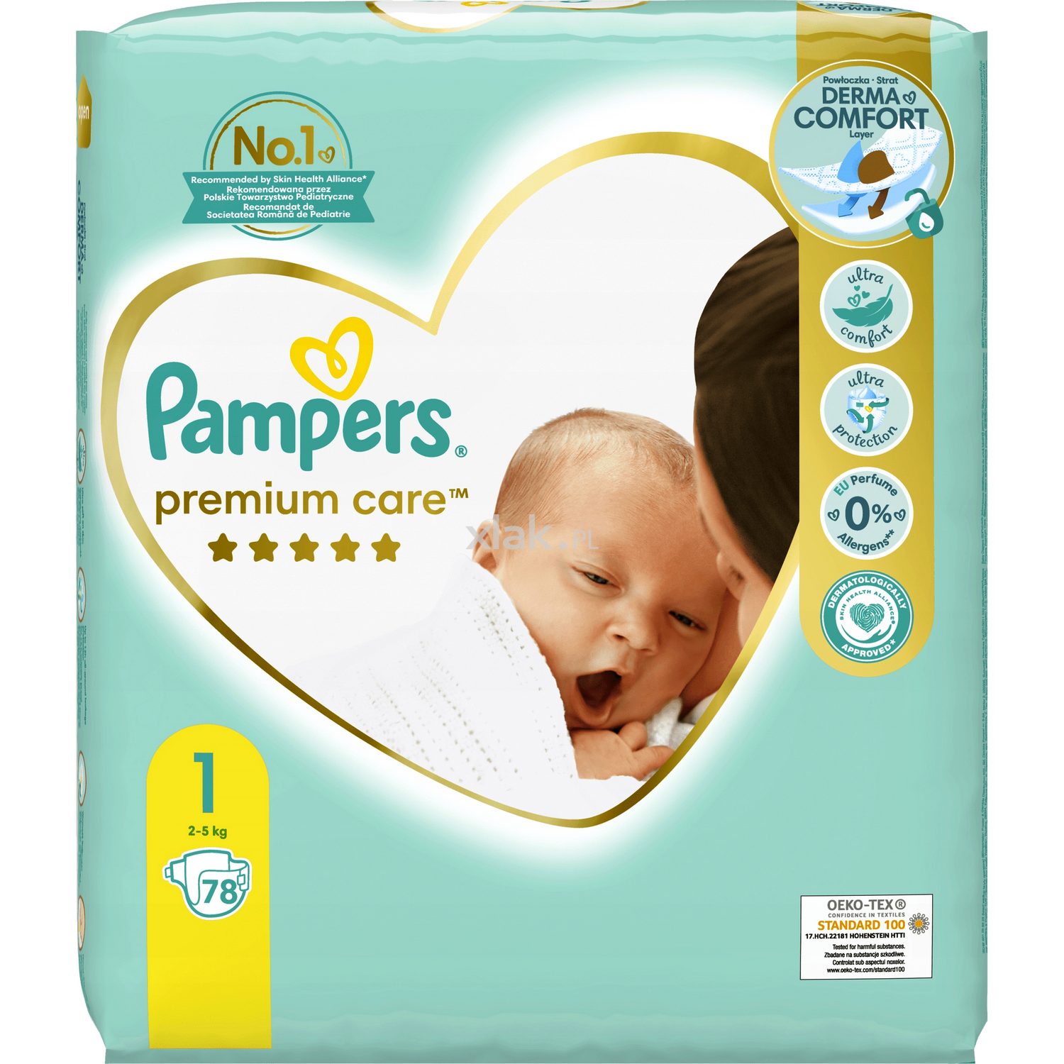 pampers new born zlote