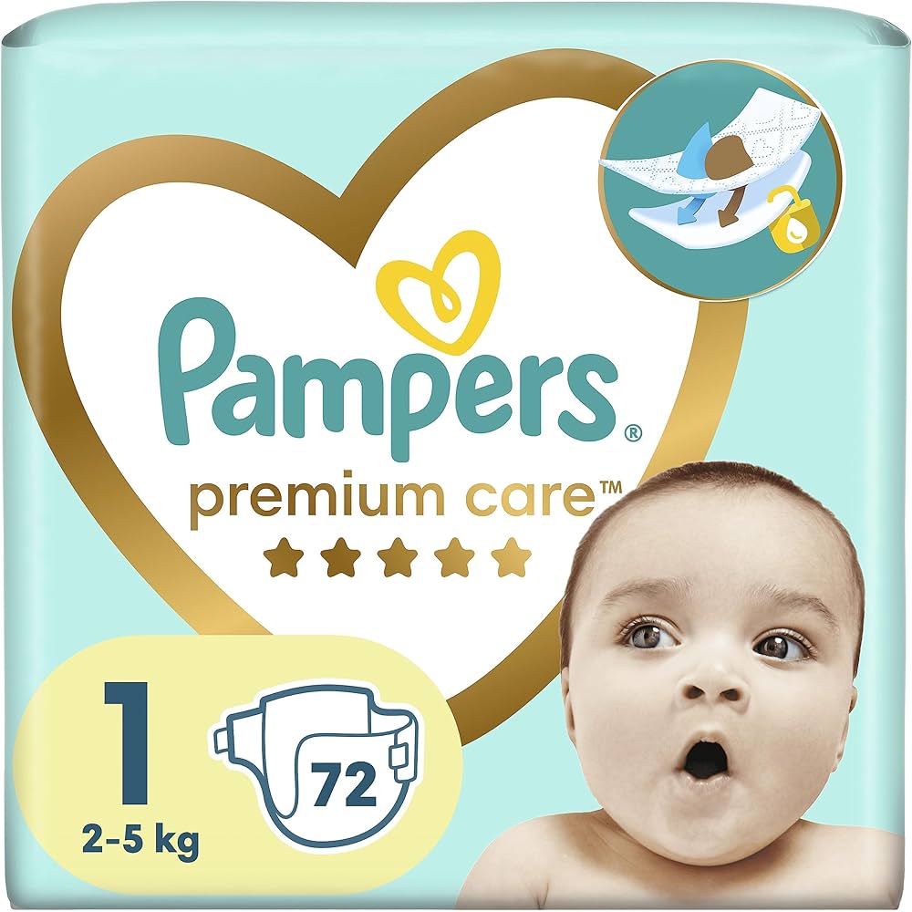 pampers premium care 1 newborn - 78 szt.