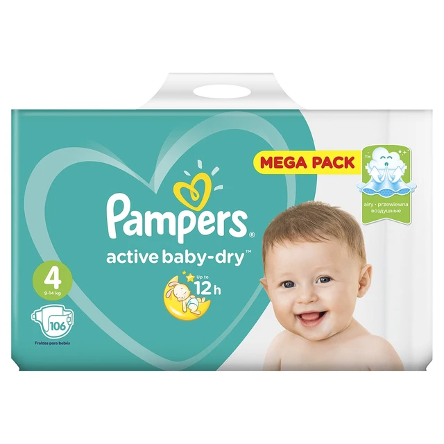 pampers active baby dry pieluchy rozmiar 3 midi 68 szt