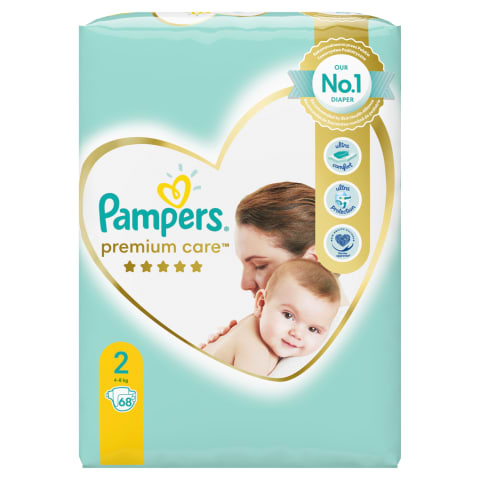 pieluchy pampers premium care 1 newborn 88 szt