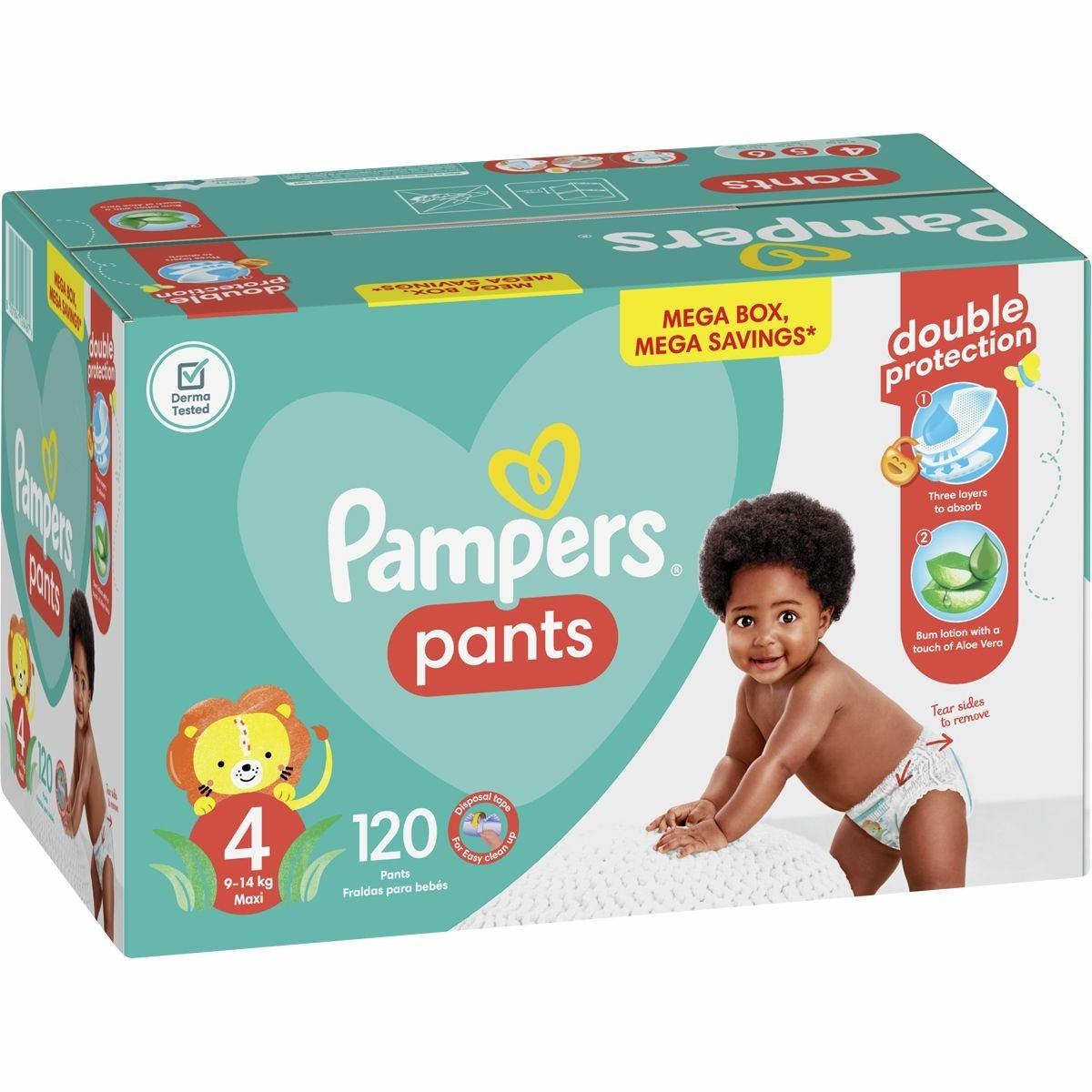 pieluchomajtki pampers pants warstwa pokryta