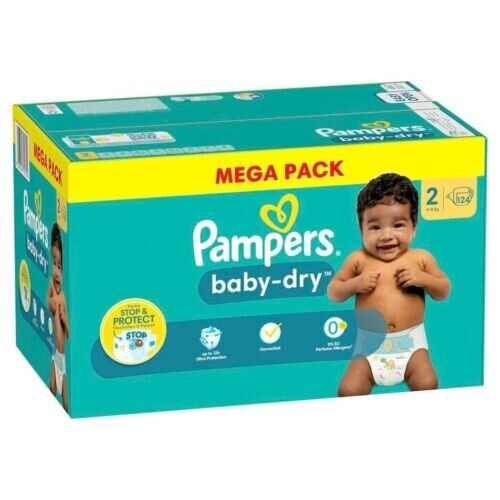 pampersactive baby-dry pieluchy 4 maxi 8-14 kg 64 szt