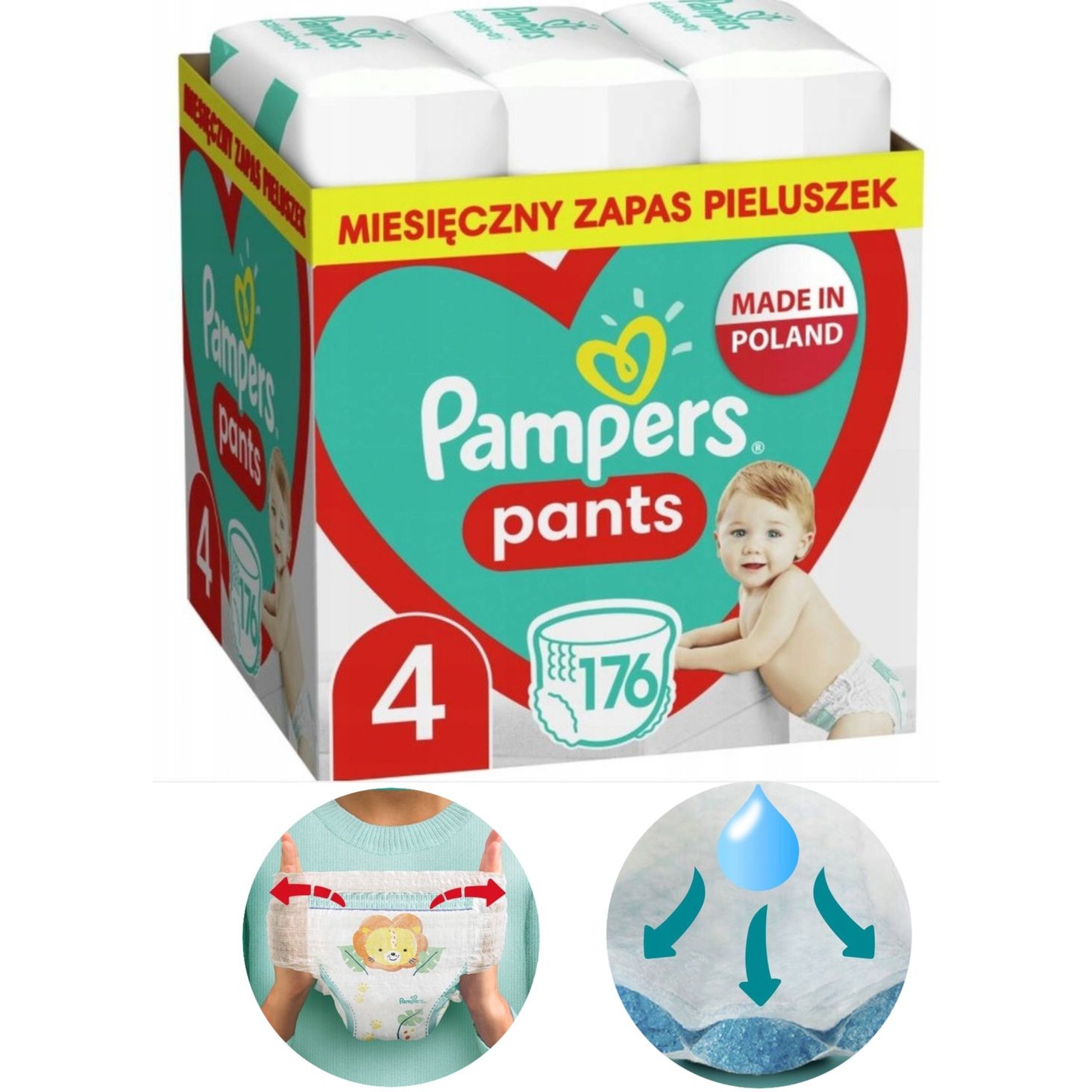 pieluchy pampers active baby dry 4