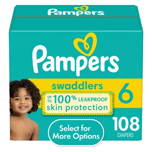 pampers swaddlers size chart