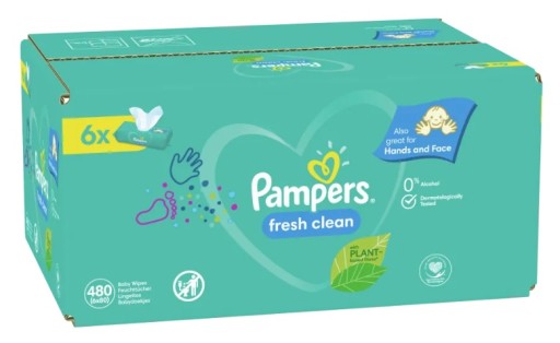 tesco chusteczki pampers sensitive