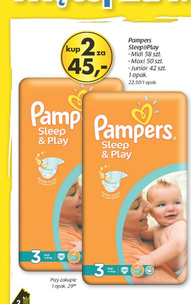 pampers pieluchomajtki 20