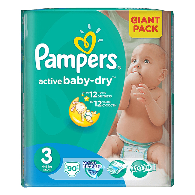 pampers active baby 3 producent