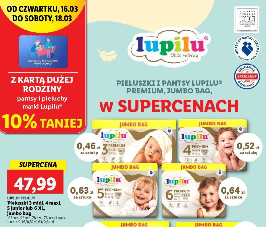 poieluszki pampers