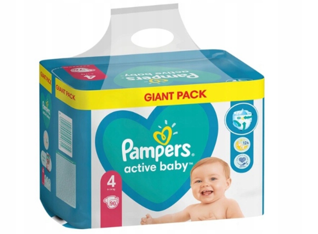 pampers active baby 2 43 sztuki