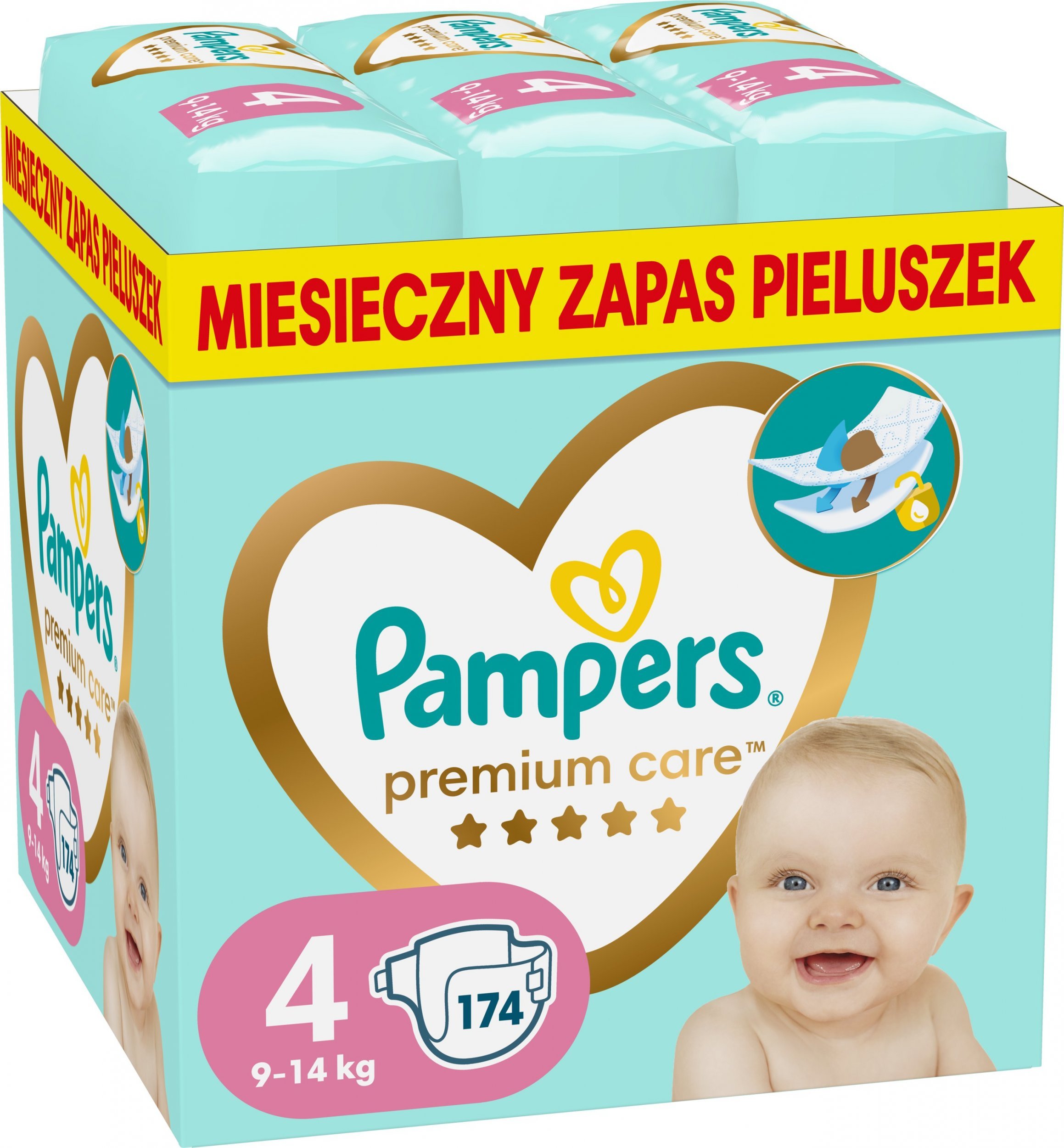pampers active baby dry 4 53szt