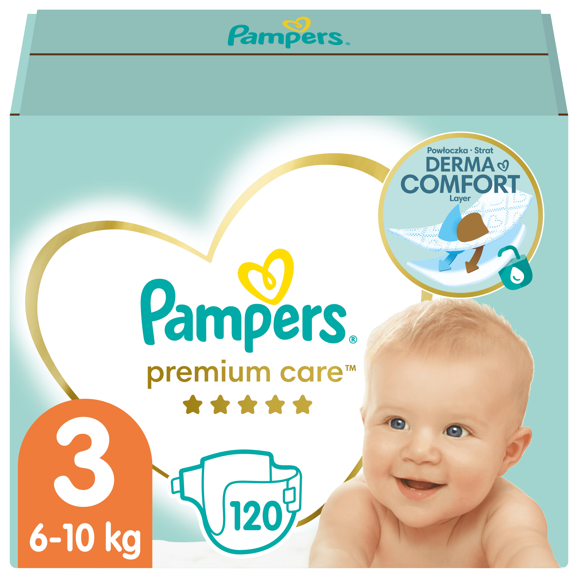 nowe inne pampers premium care