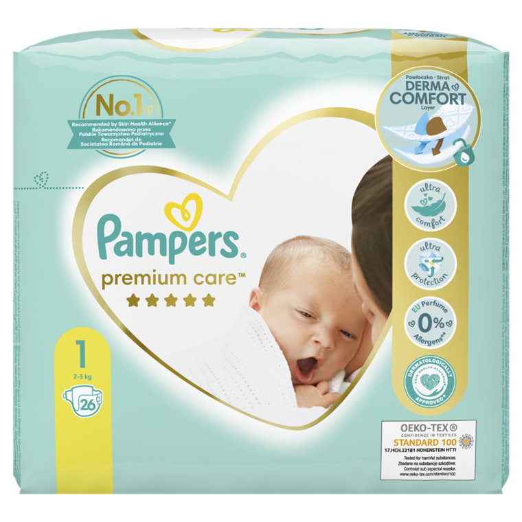 pampers rodzaje