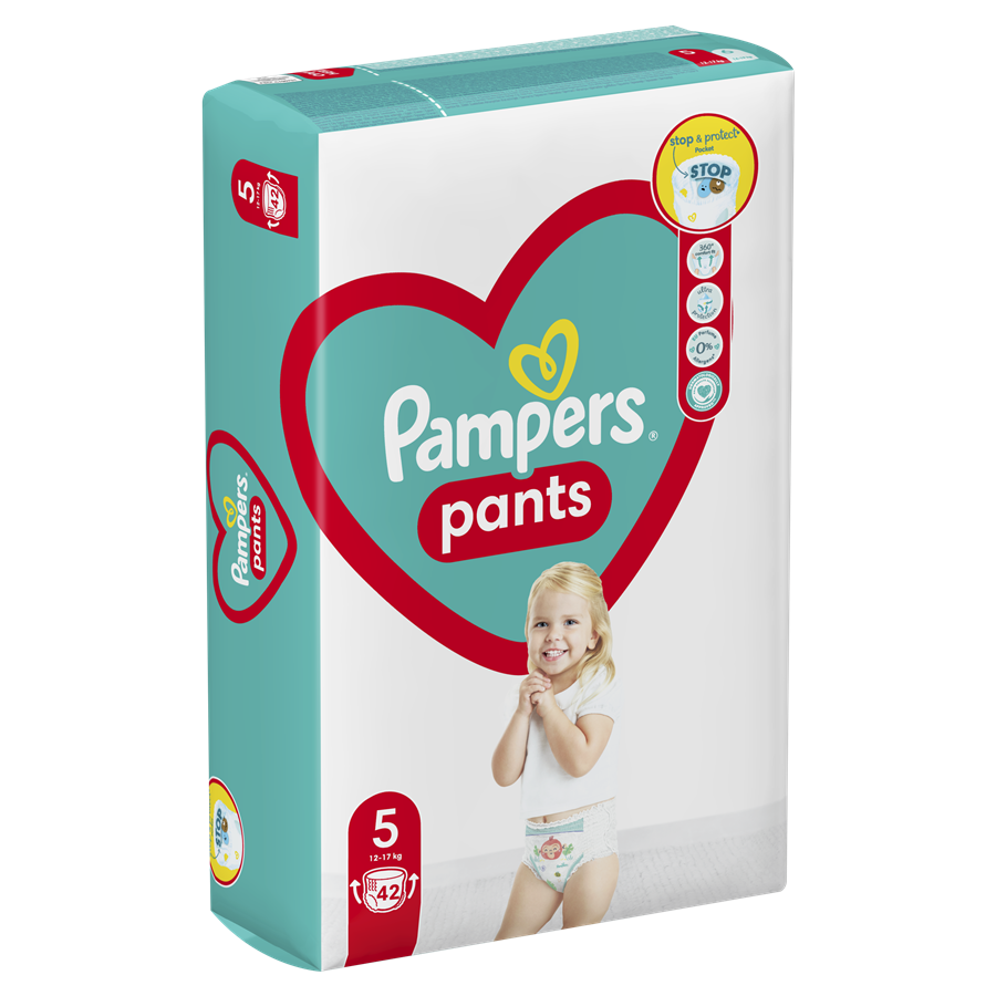 pampers pants pieluchomajtki rozmiar 5 junior megabox 96 sztuk