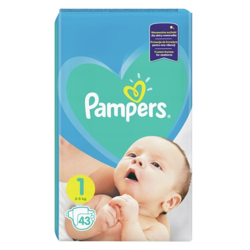 pieluchy pampers 1 100 sztuk