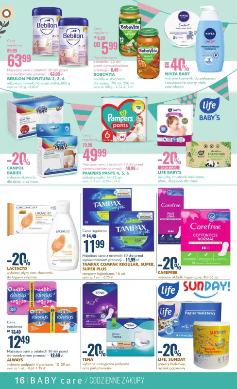 sroka chusteczki pampers