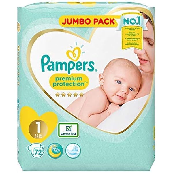 pampersy pampers zalozone na dziecko bez ubran