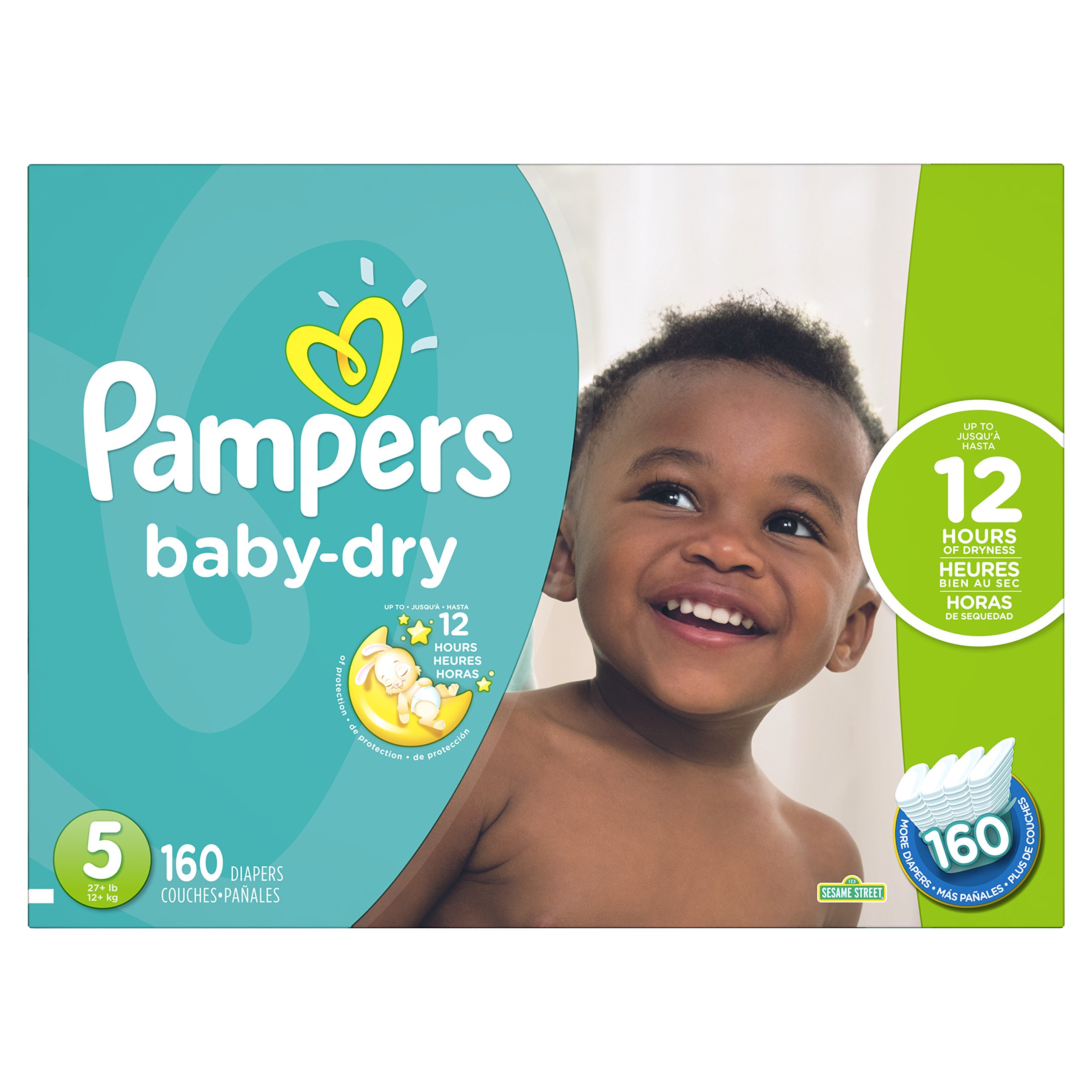 pampers pieluchy baby dry nappy pants size 5