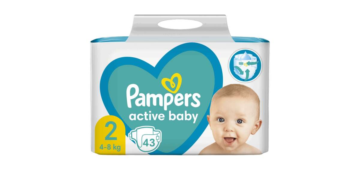 pampers active baby 4 maxi 132