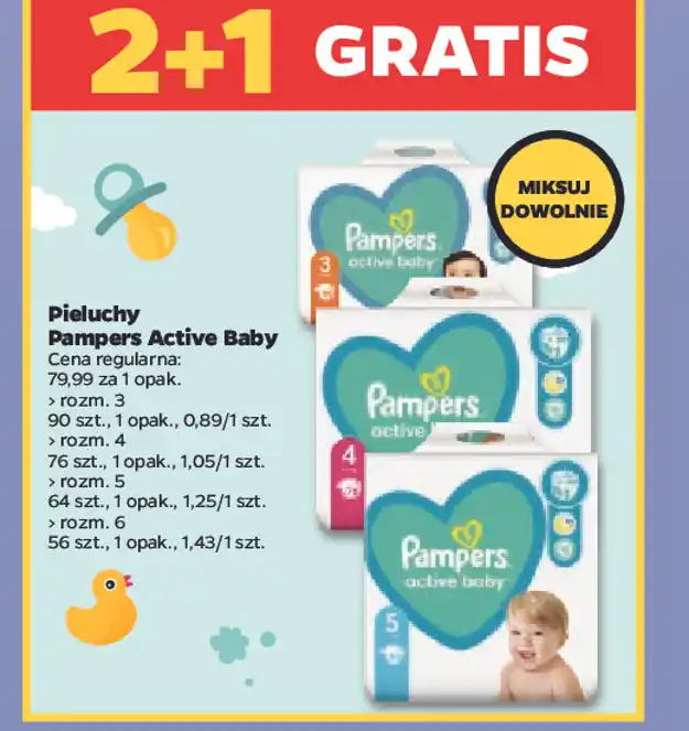 pampers active baby 4 cena