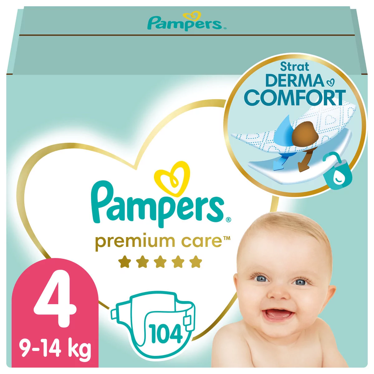 pampers pieluchy premium care 3 204