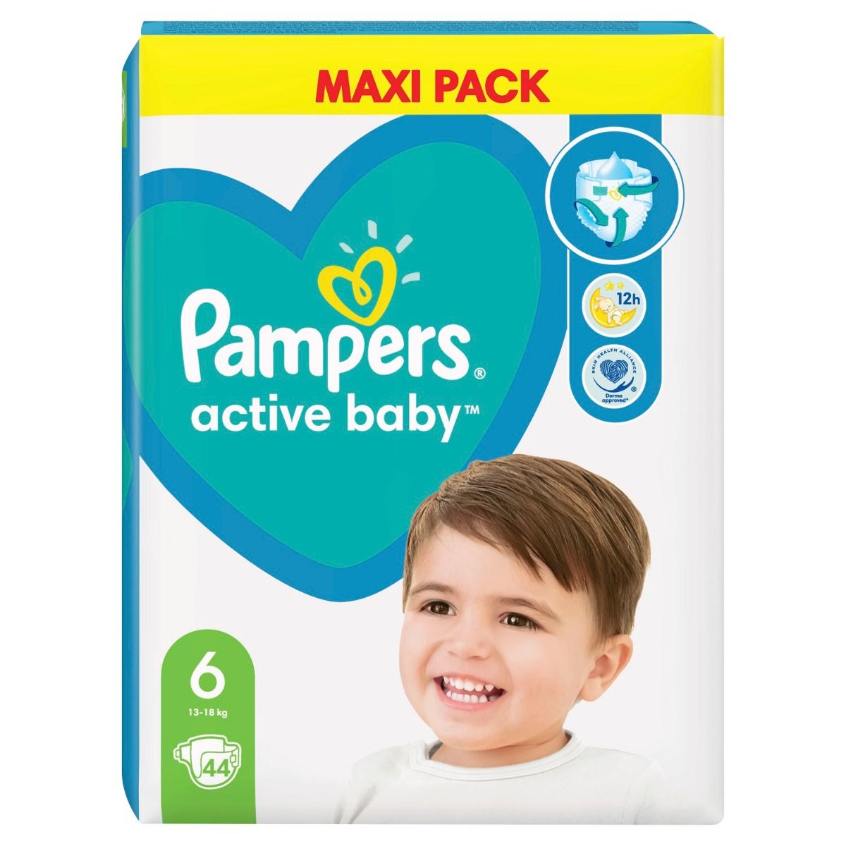 pampers active baby dry maxi+