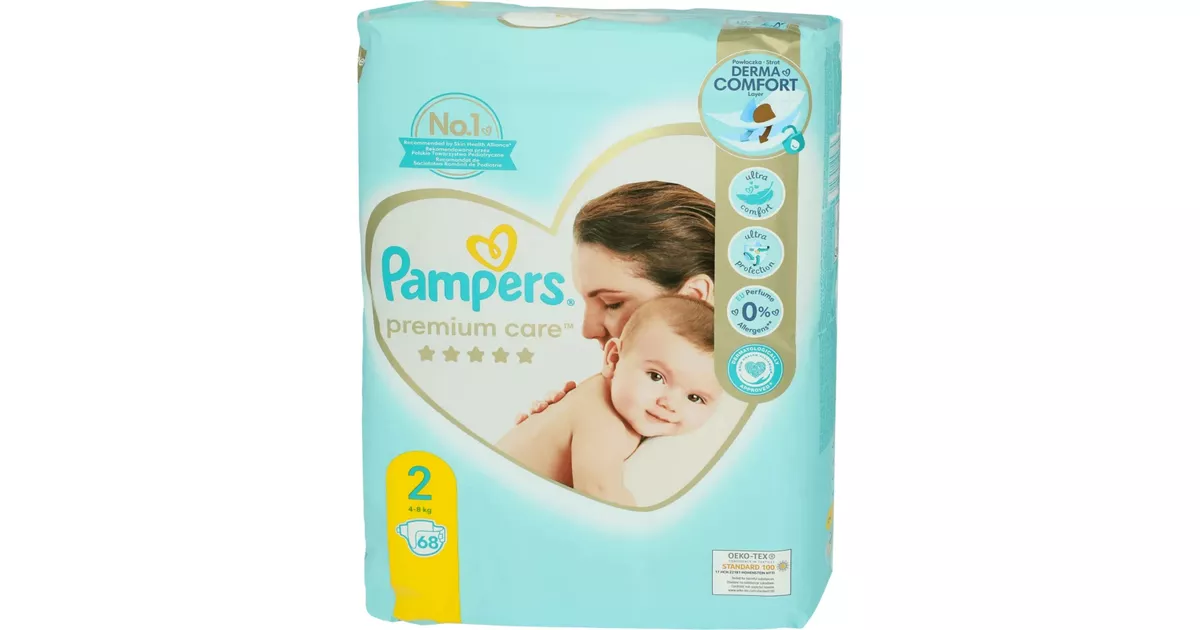 chusteczki nawilżane pampers w pudełku